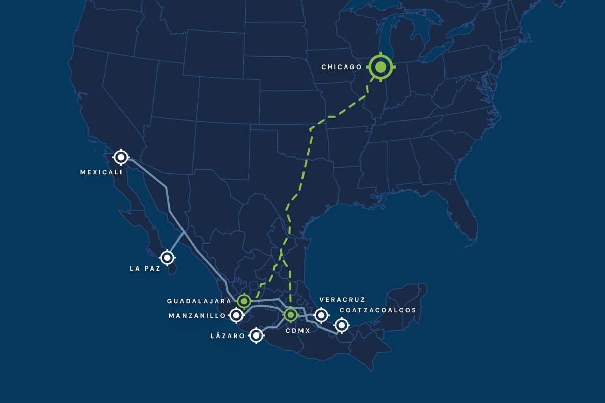 Routes-Intermodal